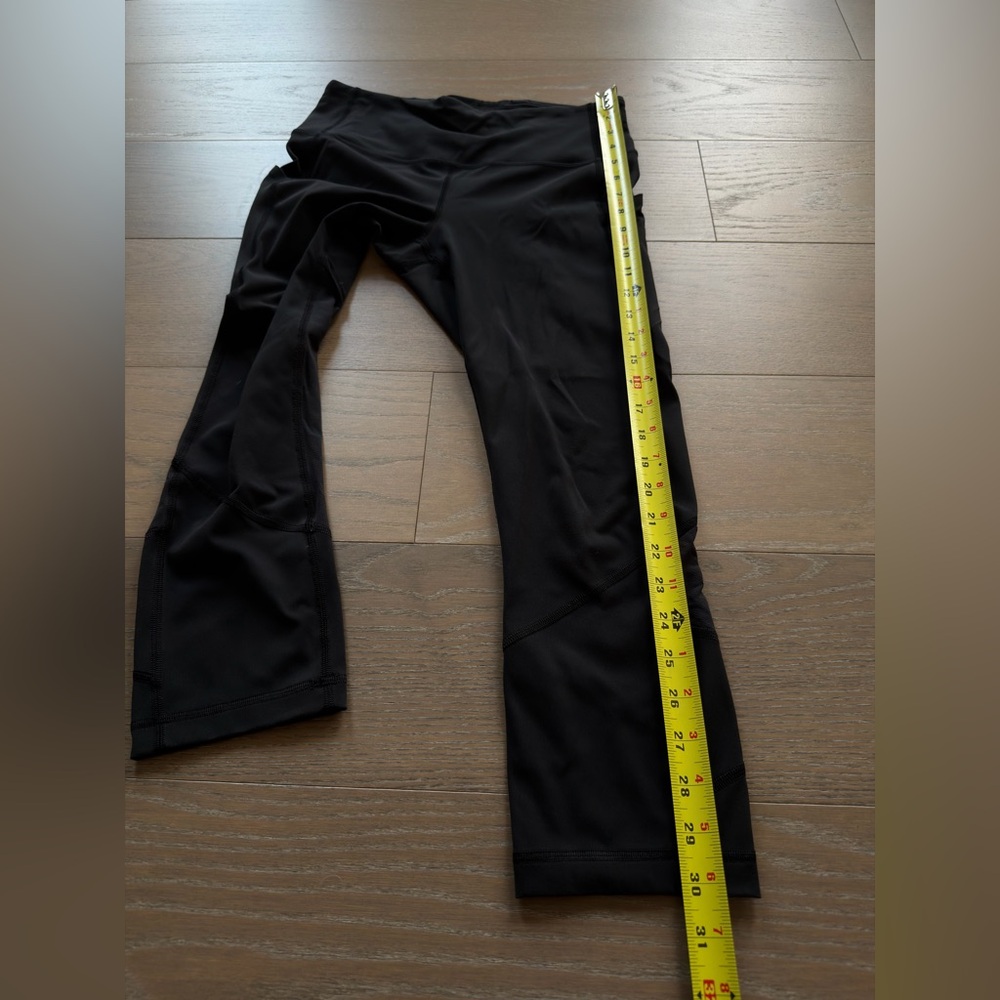 Lululemon Women’s Pace Rival High Rise Crop Leggings Size 6 Black - Picture 5 of 10